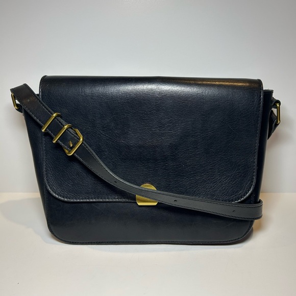 Madewell black leather shoulder bag - Picture 10 of 14